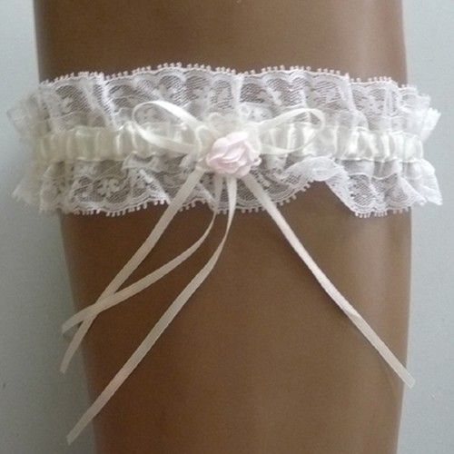 Strumpfband spitzen ivory - spitzen,