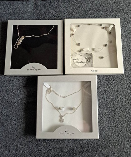 3tlg schmuck set brautschmuck - set,