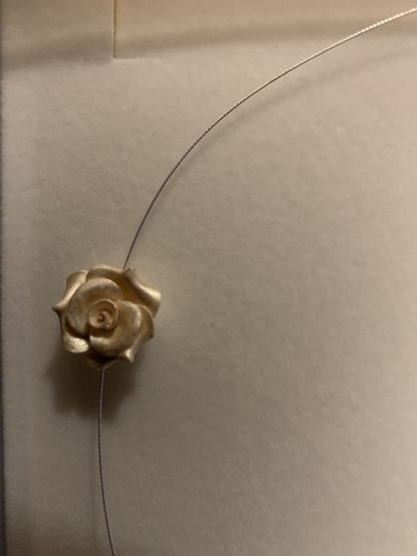 Kette mit rose brautschmuck - mit,